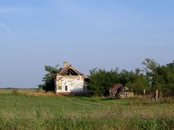 ruined farmhouse