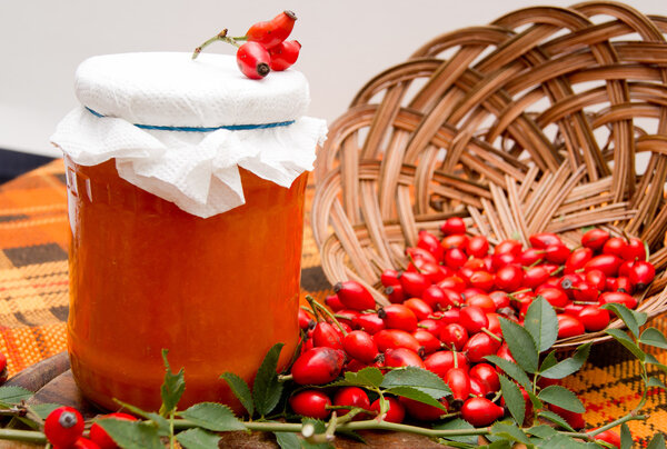 Rosehip marmalade.