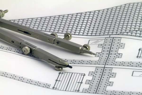 Dibujo técnico — Foto de Stock