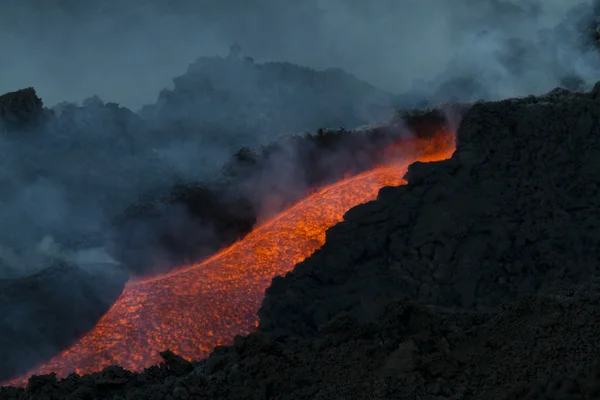 Lava flux — Stockfoto