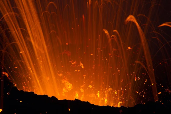 Detalle de explosión del volcán —  Fotos de Stock