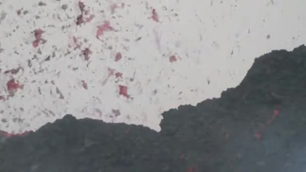 Închide lava splash — Videoclip de stoc
