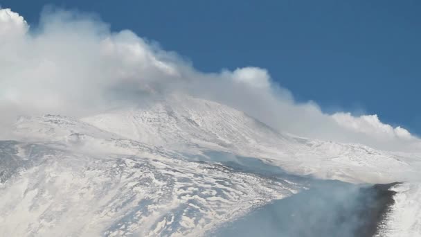 Etna Erüpsiyonu — Stok video