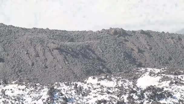 Flusso lavico dell'Etna — Video Stock