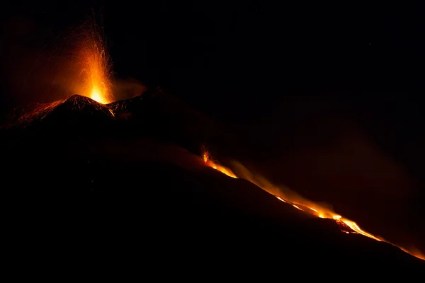 Erupción del volcán —  Fotos de Stock