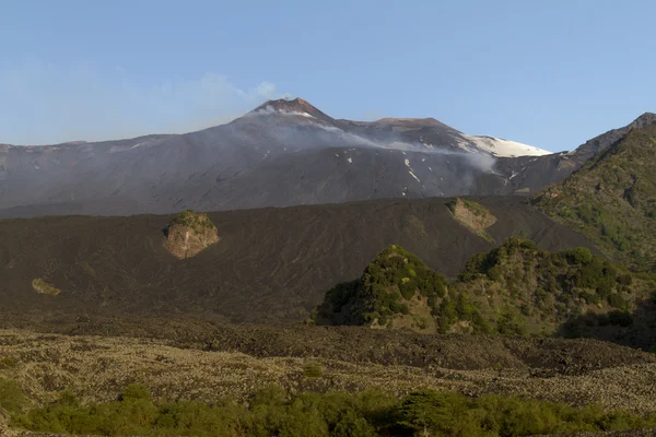 Etna landscape at dawn — Stock Photo, Image