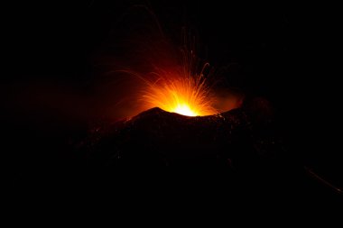 Lava explosion clipart
