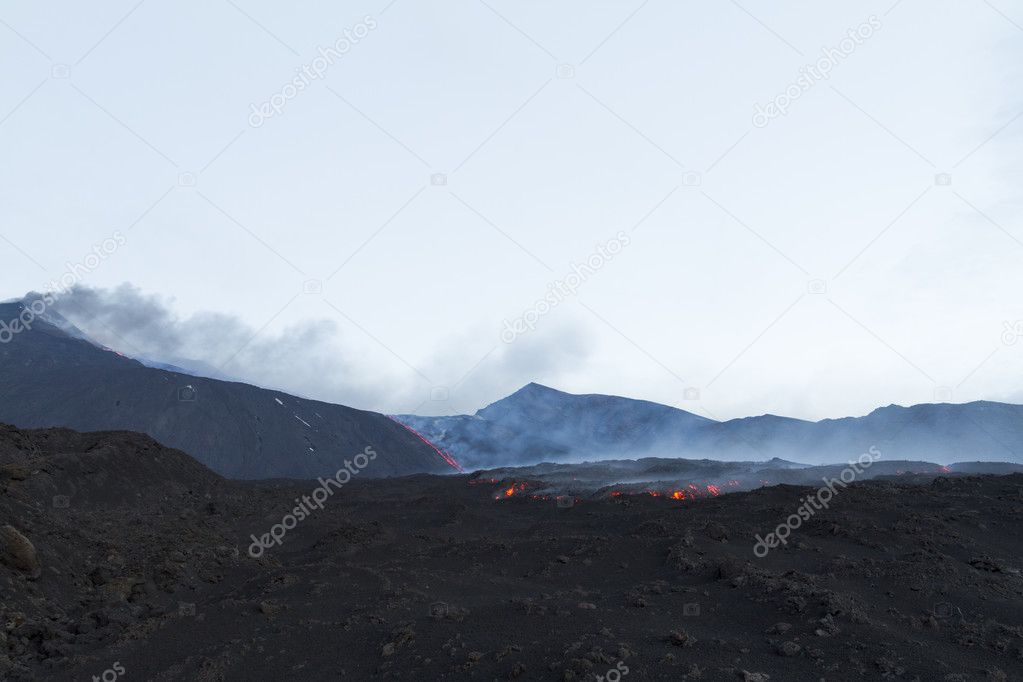 Volcano activity