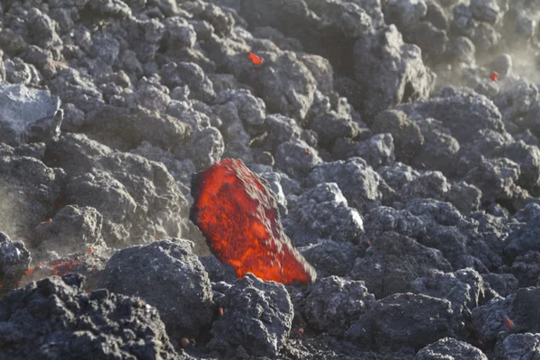 Lava rolando — Fotografia de Stock