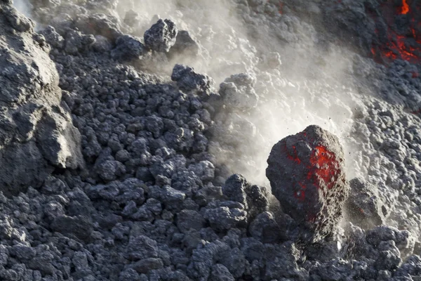 Lava rodante — Foto de Stock