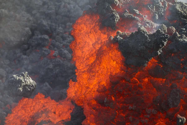 Etna lava AA — Stock Photo, Image