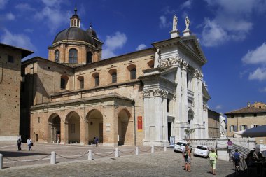 Urbino, İtalya, Eylül 2014. Şehir Katedrali