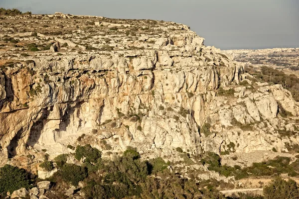Panoramic view of Dingli cliffs, Malta — Stock Photo, Image