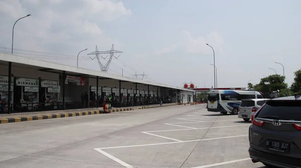 Atmosfär Vid Rastplats 360 Trans Java Batang Semarang Toll Road — Stockfoto