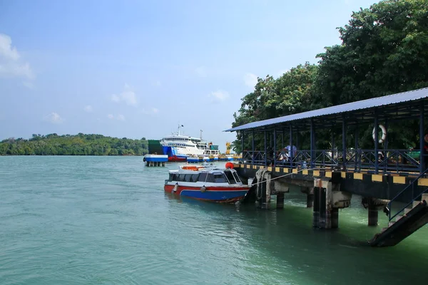 Passenger Ship Tanjung Pinang Riau Islands August 2019 — Stock Photo, Image