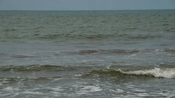 Hermoso Panorama Salpicaduras Olas Oceánicas —  Fotos de Stock