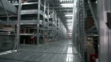 ve fabrika depo raflar