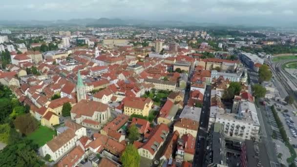Alte historische Altstadt — Stockvideo