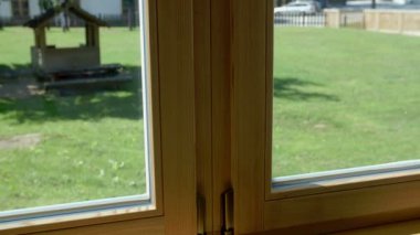 Güzel manzaralı Bina içinde pencere eşiği