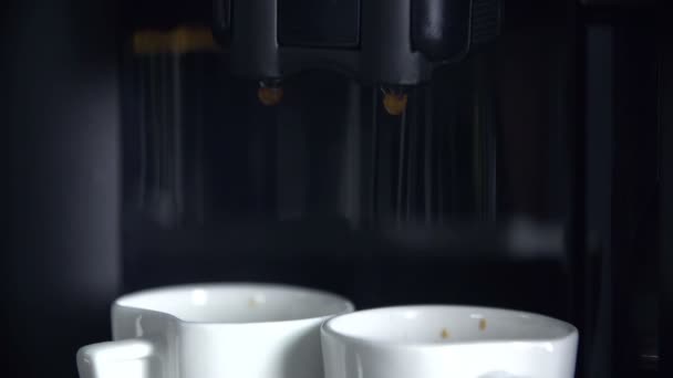 Kaffeemaschine — Stockvideo