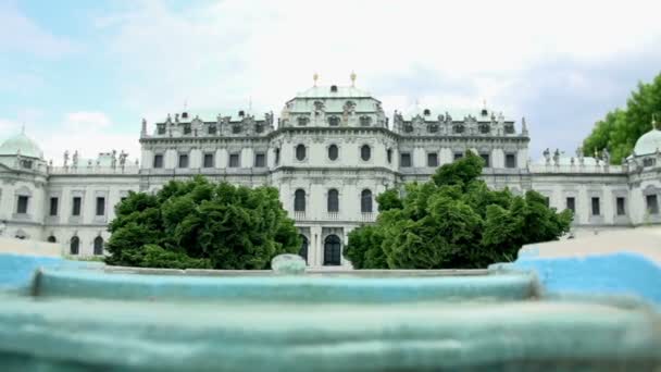 Model of  Belvedere Palace — Stock Video