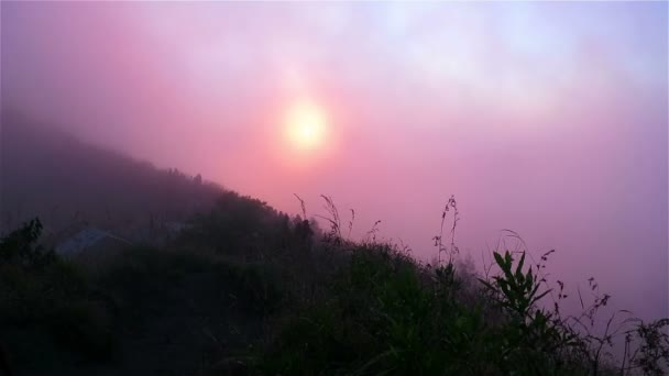 美丽，色彩缤纷的日出 — 图库视频影像