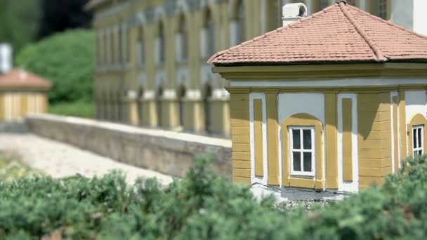达豪巴伐利亚达豪城堡模型 — 图库视频影像