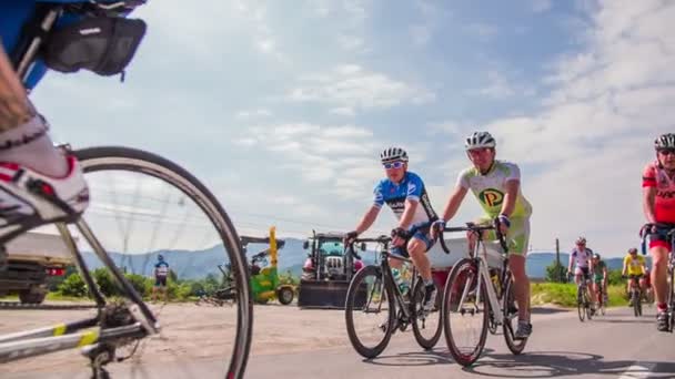 Διαγωνισμός μαραθωνίου ποδηλάτων γύρω από Vrhnika — Αρχείο Βίντεο