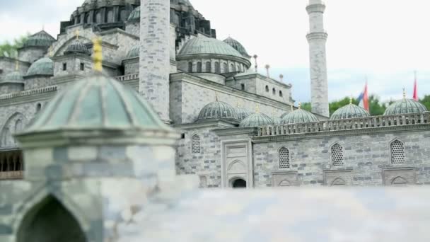伊斯坦布尔苏莱曼清真寺模型 — 图库视频影像