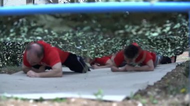 parkuru ile çalışan Kişilik ekibin