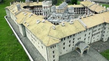 Rila Dağları'ndaki Rila Manastırı Modeli 