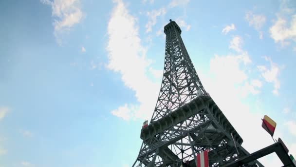 Model of  Eiffel Tower — Stock videók