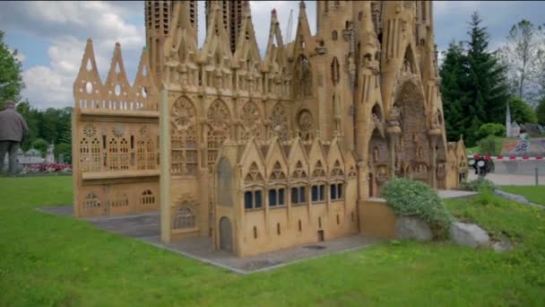 Modello del Tempio della Sagrada Familia — Video Stock
