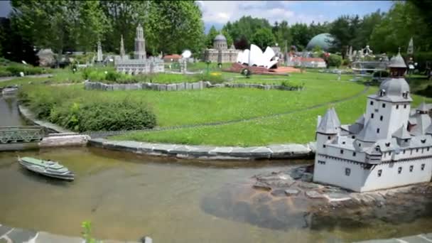 Castelo de Falkenau, ilha de Pfalzgrafenstein em Kaub — Vídeo de Stock