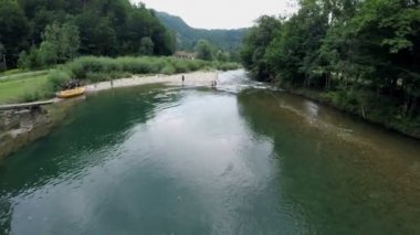 Takım rafting yarış sonuna kadar gel