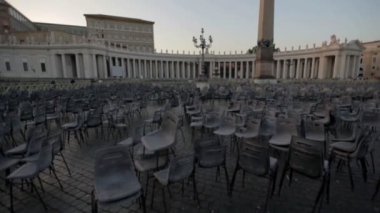 Ana kare St. Peter's Bazilikası Vatikan Şehir içinde karışıklık