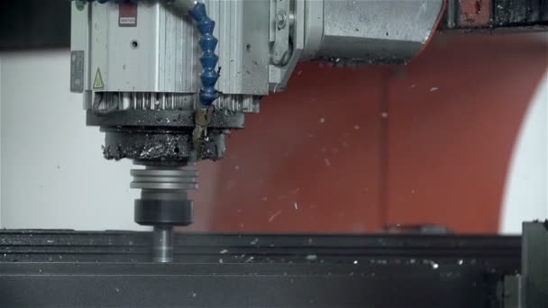 Drilling holes in slow motion — Stock Video