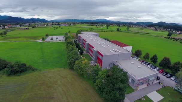 Sesión aérea de la escuela primaria — Vídeo de stock