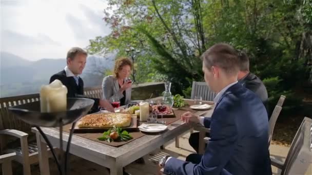 Ensaio de bom vinho — Vídeo de Stock