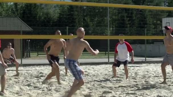 Clip van overtreding in Beach-Volley — Stockvideo