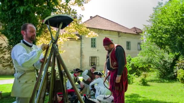 Herci se připravuje na vystoupení — Stock video