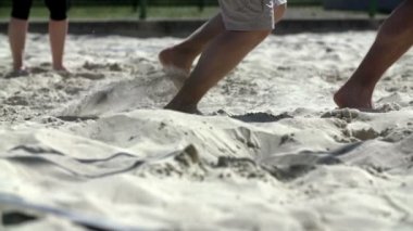 Voleybol maçı sırasında çalıştırın