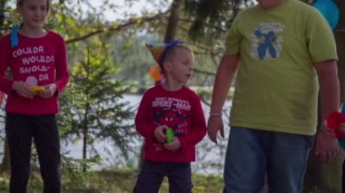 Jack doğum günü partisi üzerinde çocuk