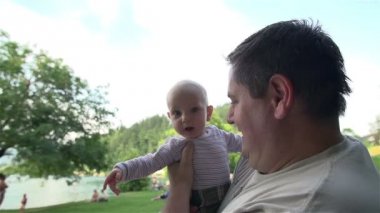 Baba ile bebek zevk zaman