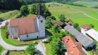 Christian couple is approaching the church entrance