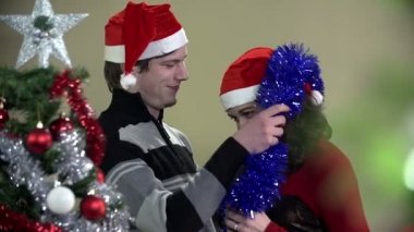 Mutlu çiftimiz Noel zaman zevk