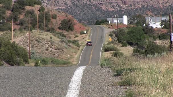 Найдовший велосипед конкуренції на протязі Сполучені Штати Америки — стокове відео