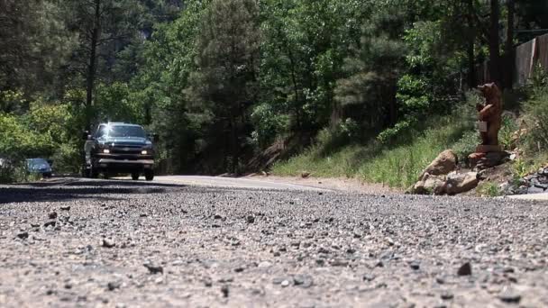 Οδικής κυκλοφορίας στην τεράστια εθνική οδό — Αρχείο Βίντεο