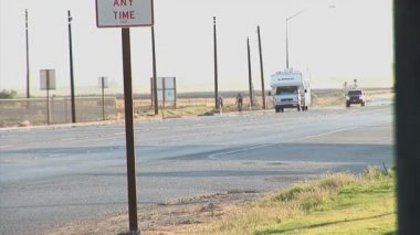  trafik büyük karayolu üzerinde