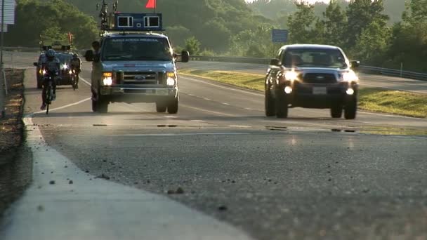 Cycliste sur RAAM Competiton — Video